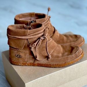 Ugg Reid Bootie—Tan 6.5